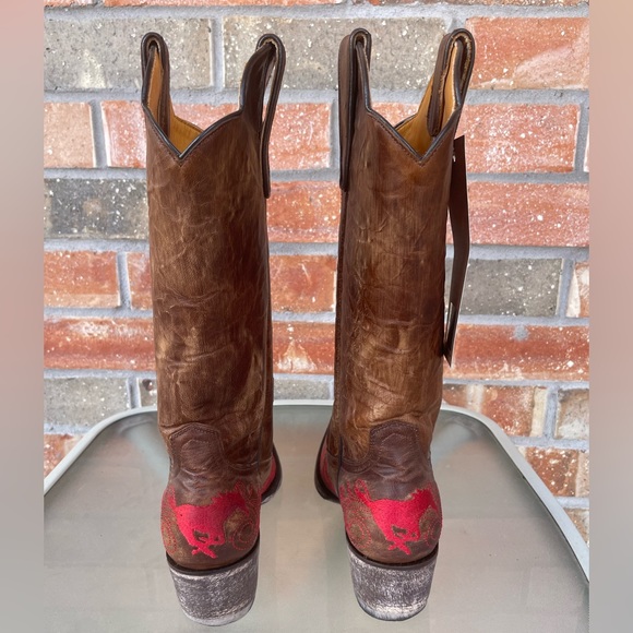 SMU Mustangs Gameday Cowboy Boots - Picture 5 of 9